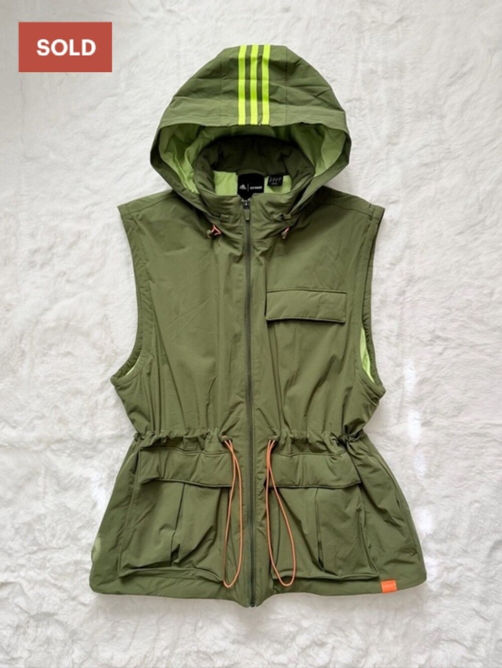 Adidas x Ivy Park | Park Trail Vest, Green | Unisex M